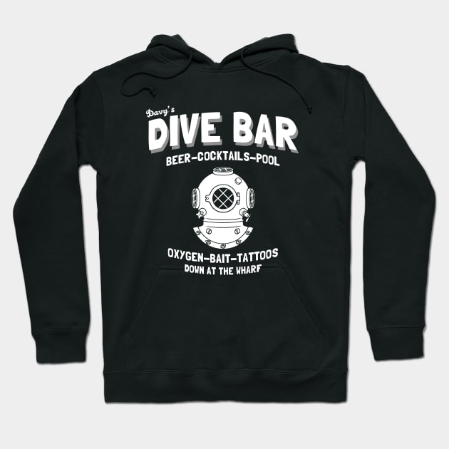 Dive Bar Hoodie by kbilltv